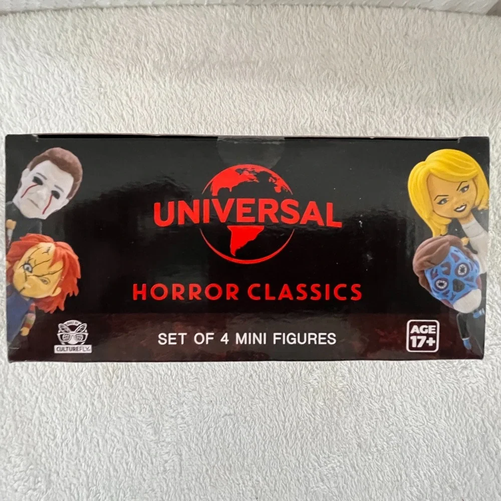 CultureFLY Horror Set of 4 Minis Figures Michael Myers Chucky Tiffany John Nada